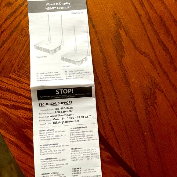 J5 CREATE wireless display HDMI Extender - Picture 7 of 15